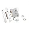 ERA 5 Lever Chrome Mortice Sashlock 76mm Case - 56mm Backset 1 ERA 5 Lever Chrome Mortice Sashlock 76mm Case - 56mm Backset -Bolts Shop 1236V P