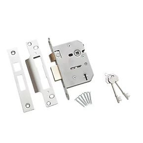 ERA 5 Lever Chrome Mortice Sashlock 76mm Case - 56mm Backset 3 ERA 5 Lever Chrome Mortice Sashlock 76mm Case - 56mm Backset