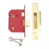 Union Brass BS 5-Lever Mortice Sashlock 81mm Case - 57mm Backset -Bolts Shop 1260D P