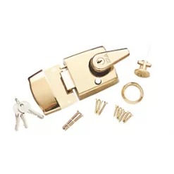 ERA 183-31 Double Locking Night Latch Brass 40mm Backset