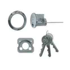 ERA Night Latch Replacement Cylinder Satin Chrome 32.5mm