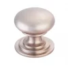 Fingertip Design Victorian Mushroom Cupboard Knob Pack Satin Nickel 50mm -Bolts Shop 1681P P