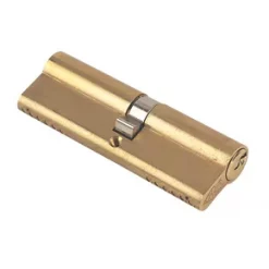 Yale 6-Pin Euro Cylinder Lock BS 45-50 (95mm) Polished Brass