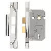 Eurospec 2 Lever Nickel plate Rebated Sashlock 64mm Case - 44mm Backset 1 Eurospec 2 Lever Nickel plate Rebated Sashlock 64mm Case - 44mm Backset -Bolts Shop 2275T P
