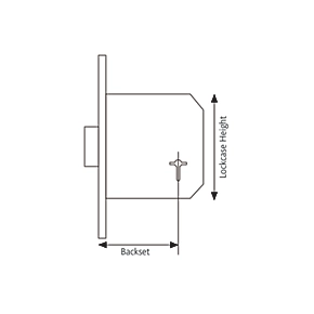 Smith & Locke 3 Lever Electric Brass 3-Lever Mortice Deadlock 64mm Case - 44mm Backset 4 Smith & Locke 3 Lever Electric Brass 3-Lever Mortice Deadlock 64mm Case - 44mm Backset - Image 2