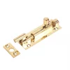 Necked Bolt Polished Brass 76mm -Bolts Shop 23700 P