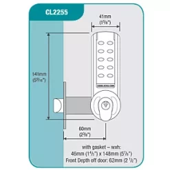 Codelocks CL2255 Push-Button Lock 11 Codelocks CL2255 Push-Button Lock -Bolts Shop 24252 A4