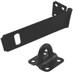 Smith & Locke Hasp & Staple Black 90mm