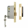 ERA 3 Lever Brass Effect Mortice Sashlock 76mm Case - 56mm Backset