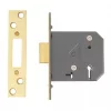 Yale 5 Lever Polished Brass 5-Lever Mortice Deadlock 76mm Case - 57mm Backset 2 Yale 5 Lever Polished Brass 5-Lever Mortice Deadlock 76mm Case - 57mm Backset -Bolts Shop 25243 P