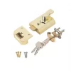 Smith & Locke ST-BRS-60 Deadlock Night Latch Brass Effect 60mm Backset -Bolts Shop 2871J P
