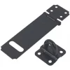 Smith & Locke Hasp & Staple Black 115mm -Bolts Shop 3203X P