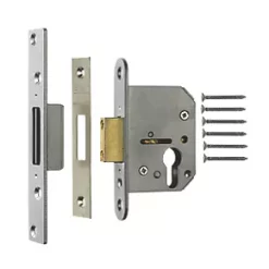 ERA Satin Silver Euro Deadlock 61mm Case - 44mm Backset