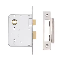 ERA 3 Lever Chrome 3-Lever Mortice Sashlock 76mm Case - 56mm Backset -Bolts Shop 38505 A1
