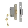 ERA 5 Lever Satin Nickel 5-Lever Mortice Deadlock 64mm Case - 44mm Backset -Bolts Shop 42912 P