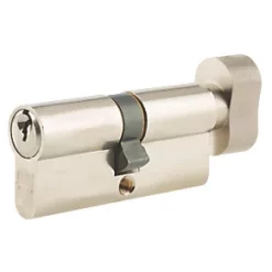Union 6-Pin Thumbturn Euro Cylinder Lock 40-40 (80mm) Satin Nickel