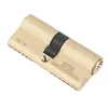 Smith & Locke 1* 6-Pin Double Euro Cylinder Lock 35-35 (70mm) Polished Brass -Bolts Shop 5167P P