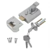 Smith & Locke ST-SCHR-60 Deadlock Night Latch Satin Chrome 60mm Backset 2 Smith & Locke ST-SCHR-60 Deadlock Night Latch Satin Chrome 60mm Backset -Bolts Shop 5217J P