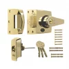 ERA 1830-31 Double Locking Night Latch Brass 40mm Backset -Bolts Shop 539KR P