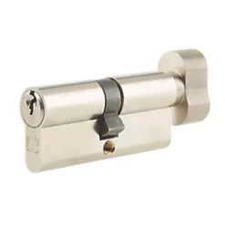 Union 6-Pin Thumbturn Euro Cylinder Lock 35-35 (70mm) Satin Nickel