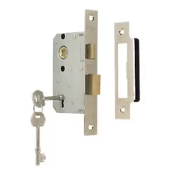 ERA 3 Lever Chrome-Effect Mortice Sashlock 64mm Case - 44mm Backset
