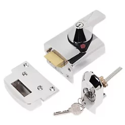 Yale BS Night Latch Polished Chrome 60mm