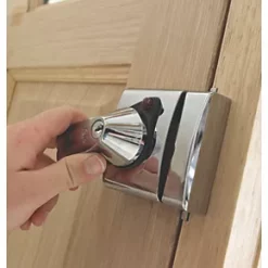 Yale BS Night Latch Polished Chrome 40mm -Bolts Shop 55402 A4