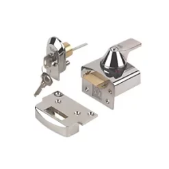 Yale BS Night Latch Polished Chrome 40mm