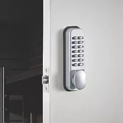 Smith & Locke Medium Duty Push-Button Lock 10 Smith & Locke Medium Duty Push-Button Lock -Bolts Shop 5661J A2