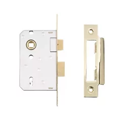ERA 3 Lever Brass 3-Lever Sashlock 64mm Case - 44mm Backset -Bolts Shop 57453 A1