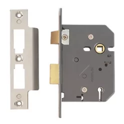 Yale 5 Lever Polished Chrome Mortice Sashlock 76mm Case - 57mm Backset