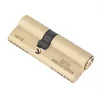 Smith & Locke 1* 6-Pin Double Euro Cylinder Lock 35-45 (80mm) Polished Brass 2 Smith & Locke 1* 6-Pin Double Euro Cylinder Lock 35-45 (80mm) Polished Brass -Bolts Shop 6073P P
