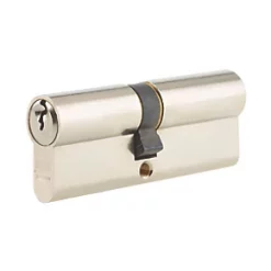 Union 6-Pin Euro Cylinder Lock 40-40 (80mm) Satin Nickel