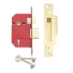 Union Brass BS 5-Lever Mortice Sashlock 68mm Case - 45mm Backset