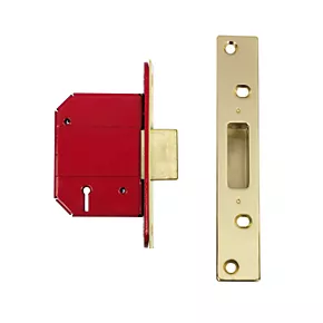 ERA Brass Effect BS 5-Lever Mortice Deadlock 64mm Case - 44mm Backset 4 ERA Brass Effect BS 5-Lever Mortice Deadlock 64mm Case - 44mm Backset - Image 2