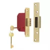 ERA Brass Effect BS 5-Lever Mortice Deadlock 64mm Case - 44mm Backset -Bolts Shop 67372 P