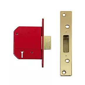 ERA Brass Effect BS 5-Lever Mortice Deadlock 76mm Case - 56mm Backset 4 ERA Brass Effect BS 5-Lever Mortice Deadlock 76mm Case - 56mm Backset - Image 2