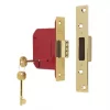ERA Brass Effect BS 5-Lever Mortice Deadlock 76mm Case - 56mm Backset -Bolts Shop 68786 P