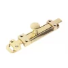 Heavy Duty Door Bolt Polished Brass 150mm