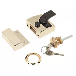 Yale 85 Narrow Night Latch Brass 40mm Backset 3 Yale 85 Narrow Night Latch Brass 40mm Backset