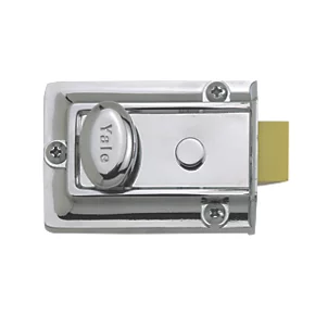Yale 77 Traditional Night Latch Polished Chrome-Plated 60mm Backset 4 Yale 77 Traditional Night Latch Polished Chrome-Plated 60mm Backset - Image 2