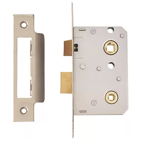 ERA Chrome-Effect Bathroom Lock 64mm Case - 44mm Backset 3 ERA Chrome-Effect Bathroom Lock 64mm Case - 44mm Backset