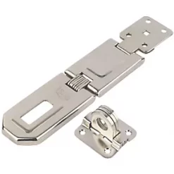 Smith & Locke Hasp & Staple Nickel 158mm