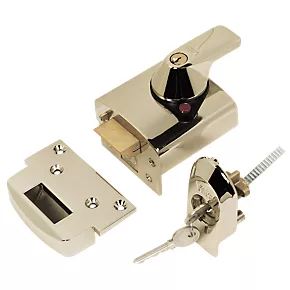Yale BS Night Latch Polished Brass 60mm 3 Yale BS Night Latch Polished Brass 60mm
