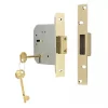 ERA 5 Lever Brass 5-Lever Mortice Deadlock 76mm Case - 56mm Backset -Bolts Shop 88893 P