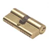 Union 6-Pin Euro Cylinder Lock 35-45 (80mm) Brass -Bolts Shop 9153G P