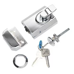 Eurospec SFRCB8260PC Rim Cylinder Rollerball Polished Chrome 60mm Backset