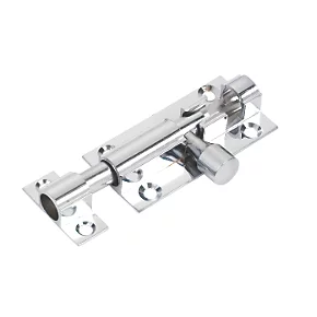 Straight Door Bolt Polished Chrome 51mm 3 Straight Door Bolt Polished Chrome 51mm