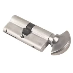 ERA 6-Pin Euro Cylinder Thumbturn Lock 35-35 (70mm) Satin Nickel