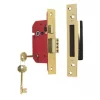 ERA Brass Effect BS 5-Lever Mortice Sashlock 64mm Case - 44mm Backset 1 ERA Brass Effect BS 5-Lever Mortice Sashlock 64mm Case - 44mm Backset -Bolts Shop 97131 P